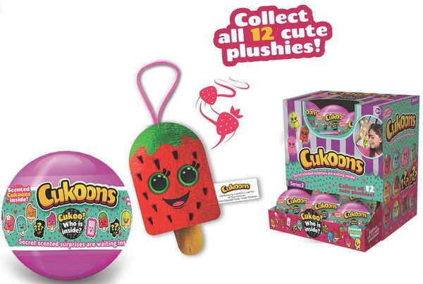 TigerHead Toys Limited SP0007/1 Мягкая игрушка Десерты Cukoons, в пластмассовых шарах, 7 см