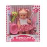 Dimian 1403 Кукла Bambolina Playtime, 33 см (пьет, писает) с горшочком, бутылочкой и аксессуарами