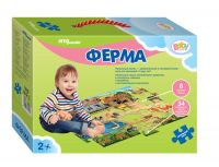 STEP 70103 Пазл-мозаика напольный "Ферма" (большие детали)