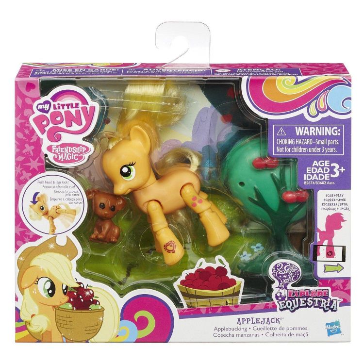 Hasbro B5674 MLP Игровой набор Серия "Explore Equestria" Пони Applejack с аксессуарами