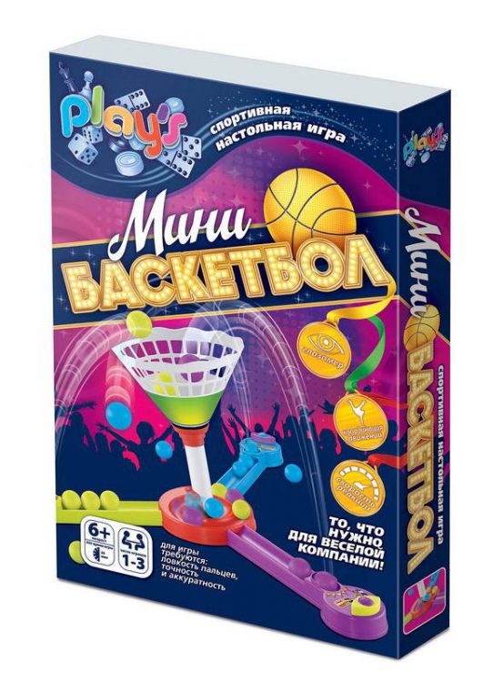 ФАНТАЗЁР 202004ФН Рlay`S Игра настольная «Мини баскетбол»