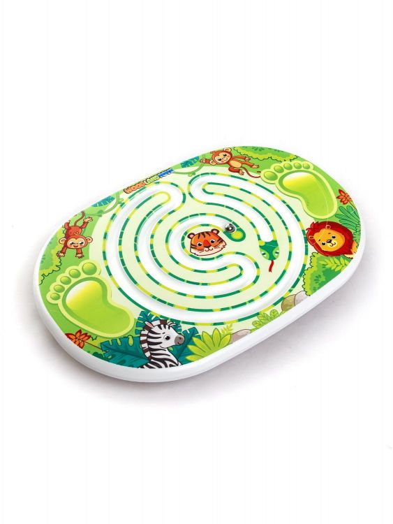 Woodlandtoys 153101 Балансир детский Woodlandtoys Джунгли с лабиринтом и шариком 45*31*5,6 см