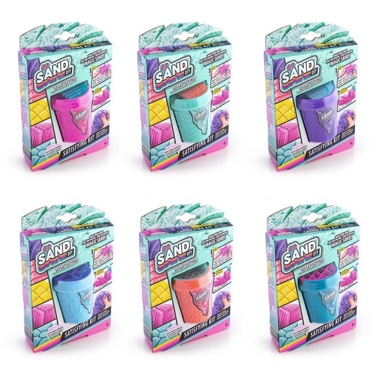 CANAL TOYS SDD001 Набор для изготовления слайм-песка SO SAND DIY, 6 цветов в ассортименте
