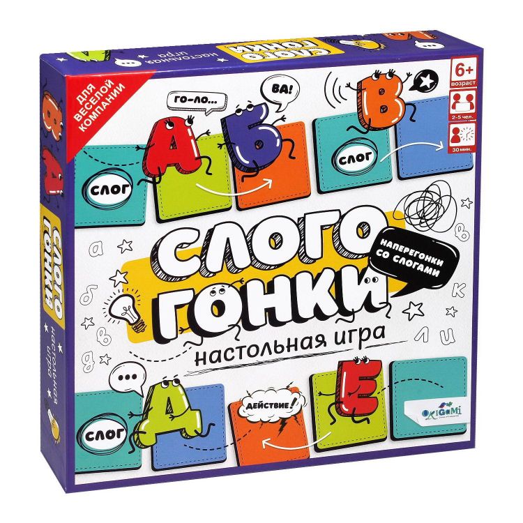 ORIGAMI 06952 Настольная игра ORIGAMI Слогогонки