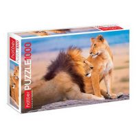 Hatber 1000ПЗ2-18663 ПАЗЛЫ 1000 элементов А2ф 680х450мм Львиное царство