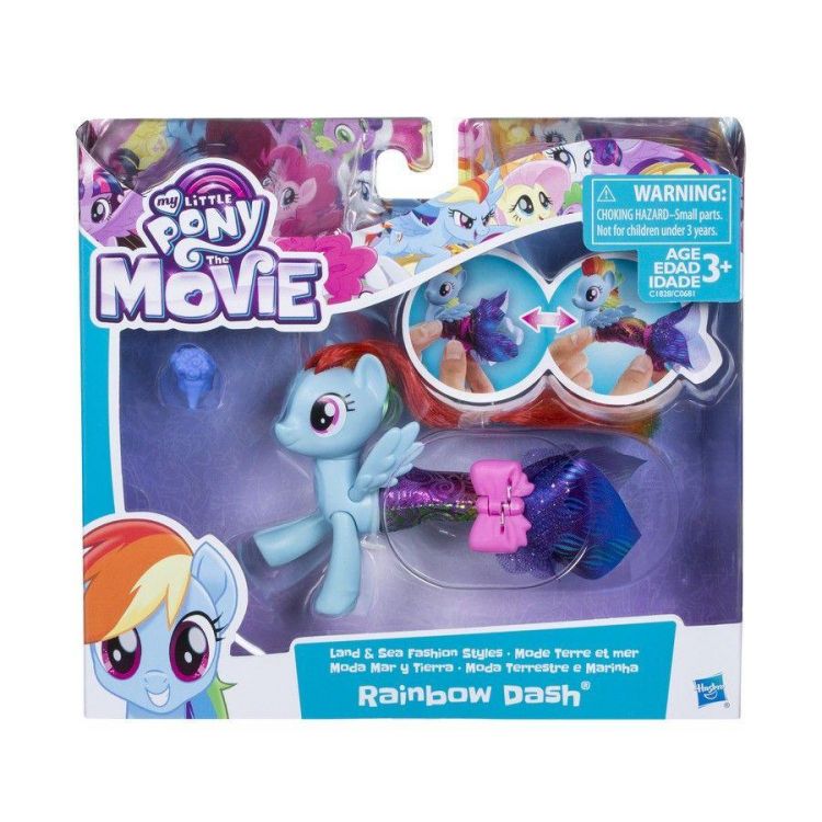 Hasbro C1828 MLP "Мерцание" Пони в волшебных платьях, Радуга