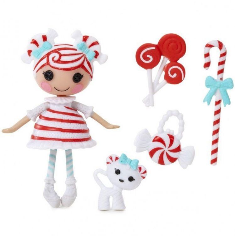 Lalaloopsy Mini 502296 Кукла Лалалупси Мини Карамелька (Mint E.Stripes)