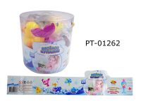 ABtoys PT-01262 Веселое купание Набор заводных игрушек в тубе, 6 предметов