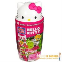 Mega Bloks 10951 Конструктор Hello Kitty в тубусе, зеленый