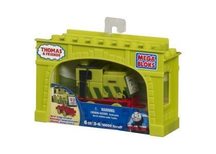 Mega Bloks 10609 Конструктор "Собери паровозика Скраффа" из серии "Томас и его друзья"
