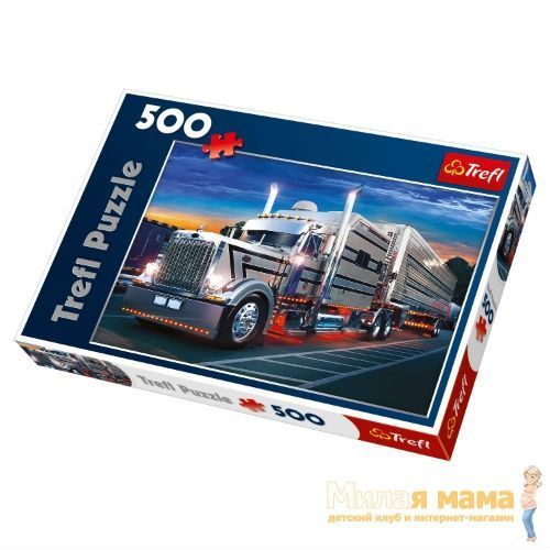 Trefl 37121 Пазл Серебряный грузовик, 500 деталей