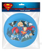 ND Play 286597 Набор бумажных тарелок ND Play Superman 180 мм 6 штук