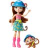 Mattel GFN58 Энчантималс Игровой набор Лодка в джунглях с обезьянкой Мерит