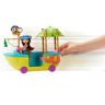 Mattel GFN58 Энчантималс Игровой набор Лодка в джунглях с обезьянкой Мерит