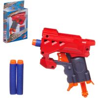 ABtoys (АБтойс) PT-01596 Бластер ABtoys Мегабластер красный с 3 мягкими пулями