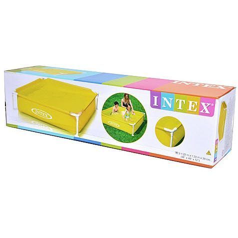  Intex 57172 Бассейн каркасный Mini, 121х121х31 см, желтый