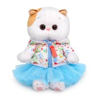 BUDI BASA LB-071 Мягкая игрушка BUDI BASA Кошка Ли-Ли BABY в стеганой курточке 20 см