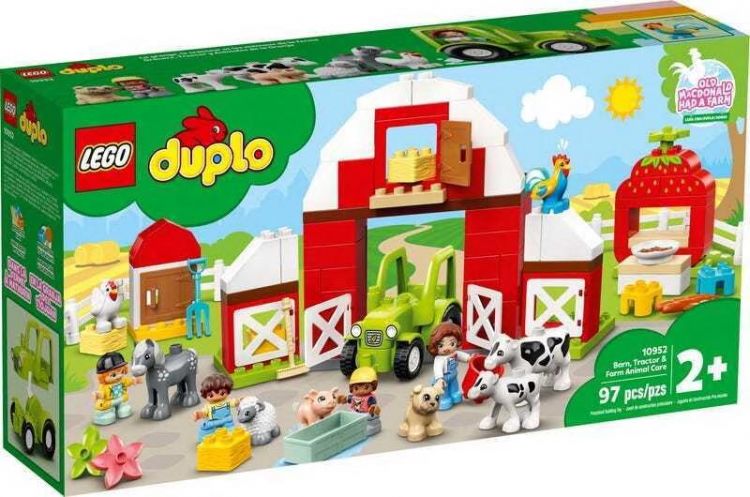 LEGO (Лего) 10952-L Конструктор LEGO DUPLO Town Фермерский трактор, домик и животные