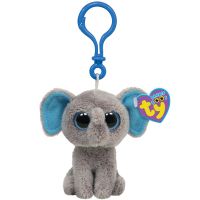 TY 36521-no Мягкая игрушка TY Beanie Boo's Брелок Слоненок Peanut 12,7см