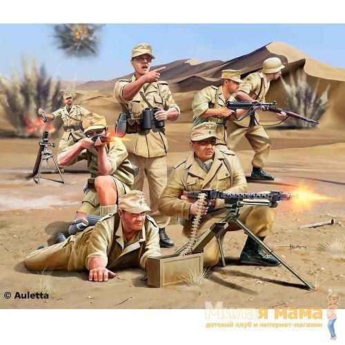 Revell 02616R Фигурки Немецкие войска в Африке, Вторая Мировая