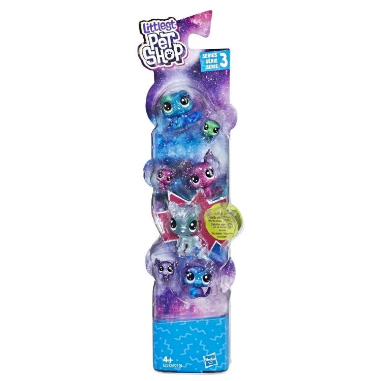 Hasbro E2252 LPS S3 Набор из 7 коллекционных питомцев "Космические Петы"
