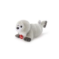 Trudi 26613 Мягкая игрушка Тюлень Рензо серый, 26 см