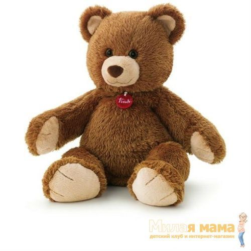 Trudi 25261 Мягкая игрушка Коричневый медвежонок Марлон, 26см