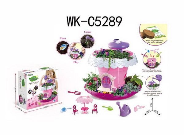 BK1803 Коттедж волшебный, цвет розовый, без семян!!!
