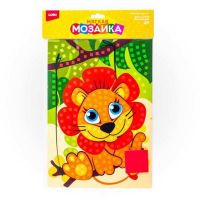 LORI Кэ-012 Мозаика мягкая Большой набор "Львёнок", 33х18 см
