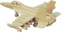 Wooden Toys P104 Модель деревянная сборная Бомбардировщик F18 Хорнет (4/30)