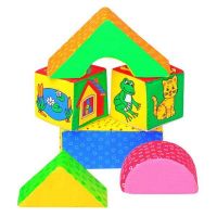 Мякиши 054м Конструктор "Мякиши" (Домики) 20х30см