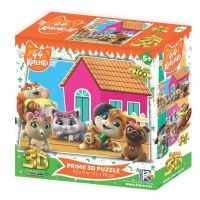Prime 3D 13851-SBM Пазл Prime 3D 44 котенка Сюжет 3, 100 элементов