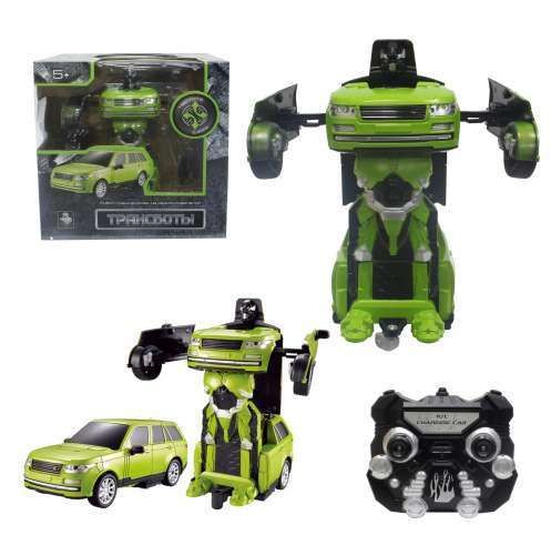 Solmar Pte Ltd Т10866 1toy Робот на р/у 2,4GHz, трансформирующийся в джип, зелёный