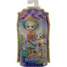 Mattel GYJ03 Энчантималс Кукла Паолина Пегасус с любимой зверушкой, 15 см