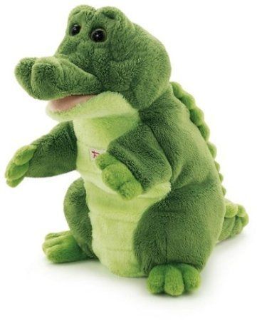 Trudi 29918 Мягкая игрушка Крокодил (игрушка на руку), 25 см