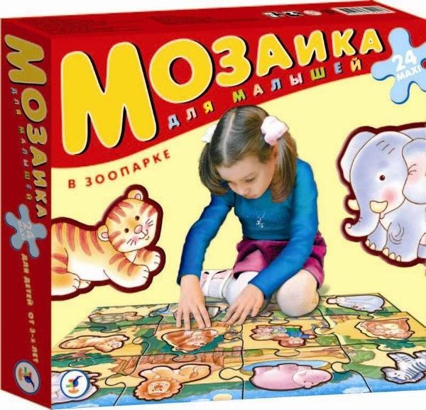 Мозаика для малышей. В зоопарке (мега-пазл) (Россия)