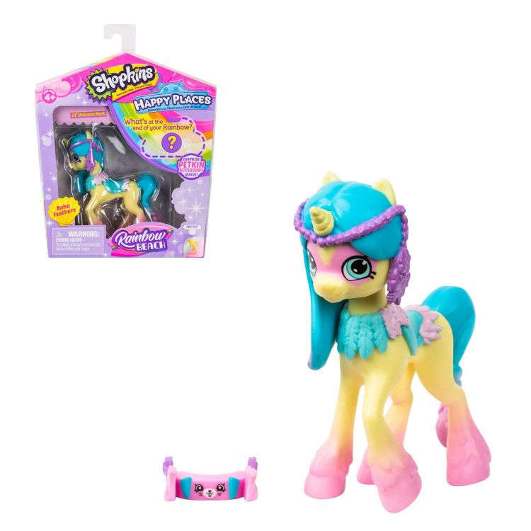 Moose 57351 Shopkins Happy Places Игровой набор с пони Пёрышко Бохо