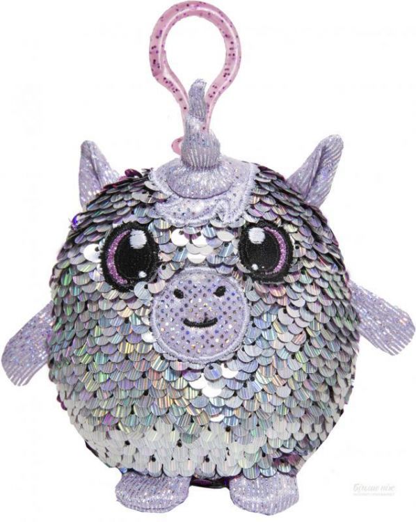Beverly Hills SH01052 Shimmeez S2 Мягкая игрушка Шиммиз Фигурки животных в пайетках с карабином, 9 см