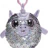 Beverly Hills SH01052 Shimmeez S2 Мягкая игрушка Шиммиз Фигурки животных в пайетках с карабином, 9 см