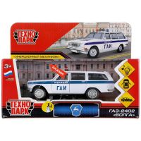 Технопарк 2402-12SLPOL-WH Машинка Технопарк Газ-2402 "Волга" Полиция, свет и звук, 12 см