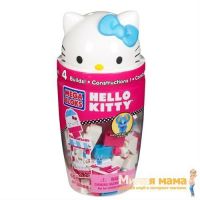Mega Bloks 10952 Конструктор Hello Kitty в тубусе, синий