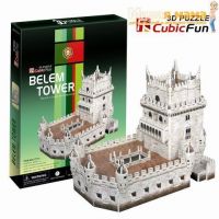 Cubic Fun C711h Пазл 3D Башня Белен (Португалия), 46 элементов