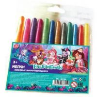 Centrum 88705 Мелки восковые выкручивающиеся Enchantimals, 12 цветов