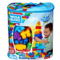 Mattel DCH63 Mega Bloks Конструктор First Builders для мальчиков, 80 деталей