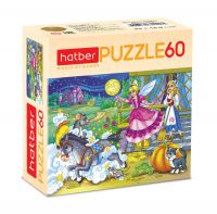 Hatber 60ПЗ5-19329 Пазл Hatber Золушка и Фея 60 элементов А5 формат 165х230мм