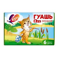 ЛУЧ 19С1251-08 Гуашь "Зоо " 6 цветов по 15 мл