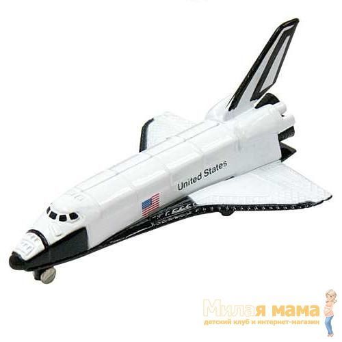 Коллекционная игрушка космический корабль Space Shuttle, длина 9 см