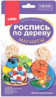 LORI Фнр-021 Набор для творчества LORI Роспись по дереву. Магниты Морские развлечения