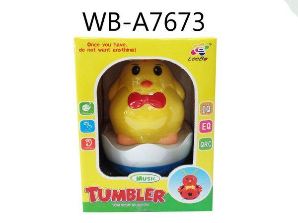 Junfa Toys LB8808B Неваляшка Цыпленок, 17 см