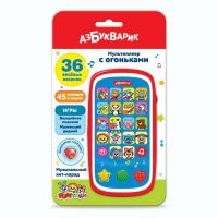 АЗБУКВАРИК 4680019287126 Музыкальная игрушка Азбукварик Мультиплеер с огоньками Музыкальный хит-парад